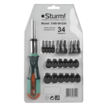 Отвертка с насадками Sturm 1040-09-S34